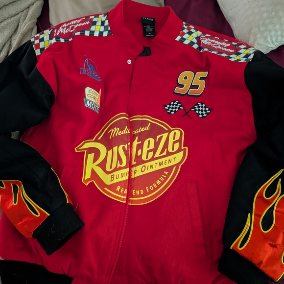 Red Rust-eze Racing Jacket - Picture 1 of 2